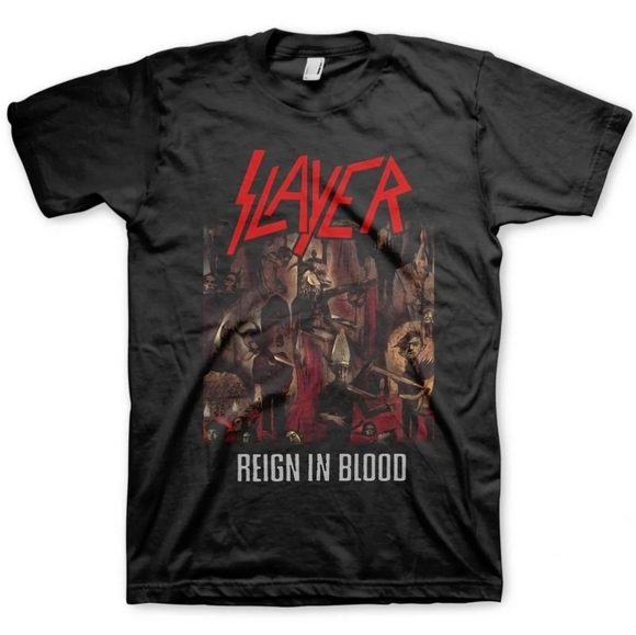 Slayer Reign in Blood Album Heavy Metal Shirt - Picture 1 of 3